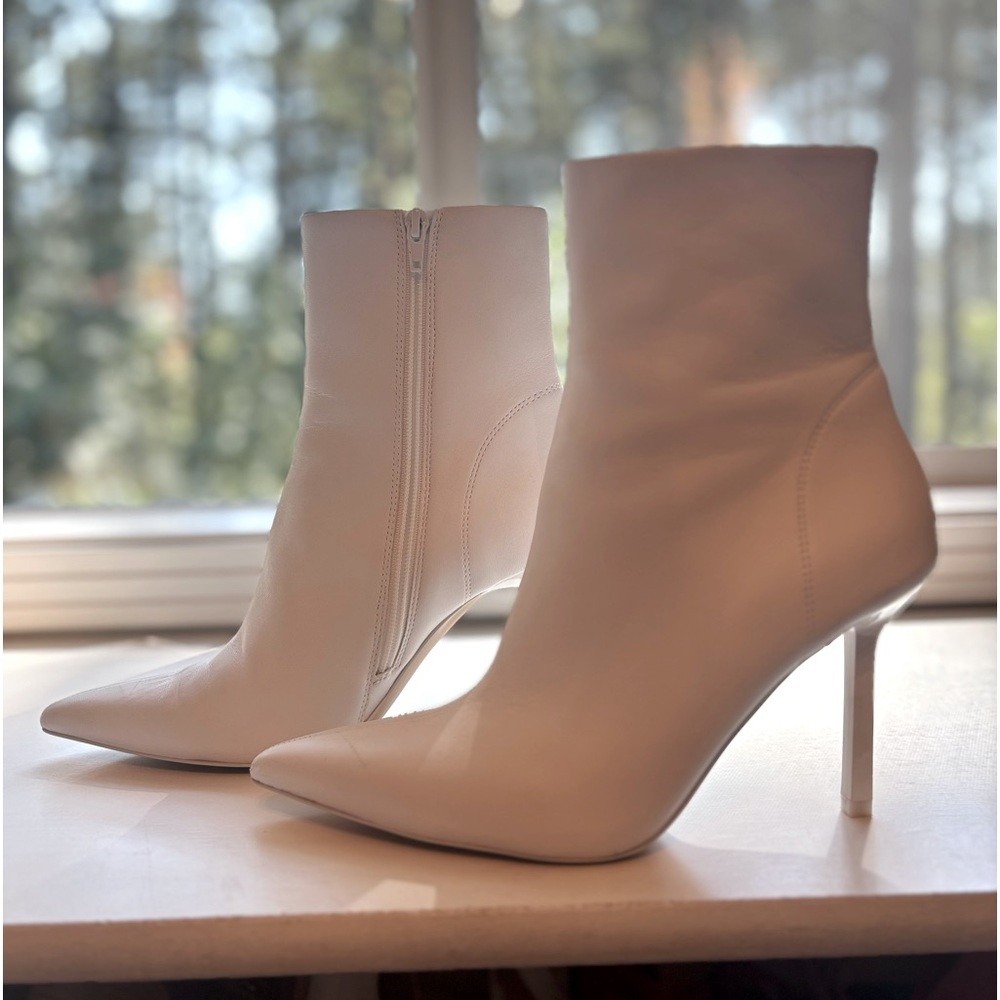 Steve Madden Women's Carly Mary Jane Leather Booties sz 8